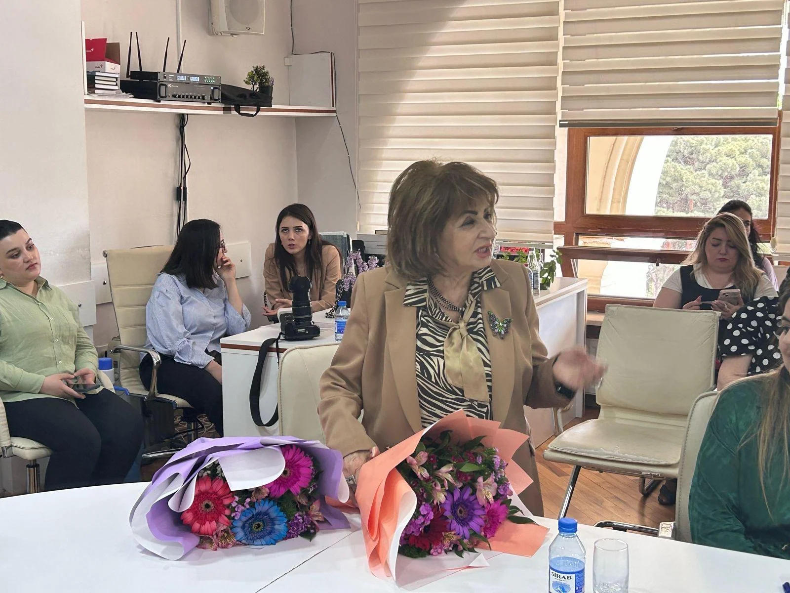 Abdulla Şaiqin "Türk çələngi" adlı kitabının təqdimatı keçirilib - FOTOLAR