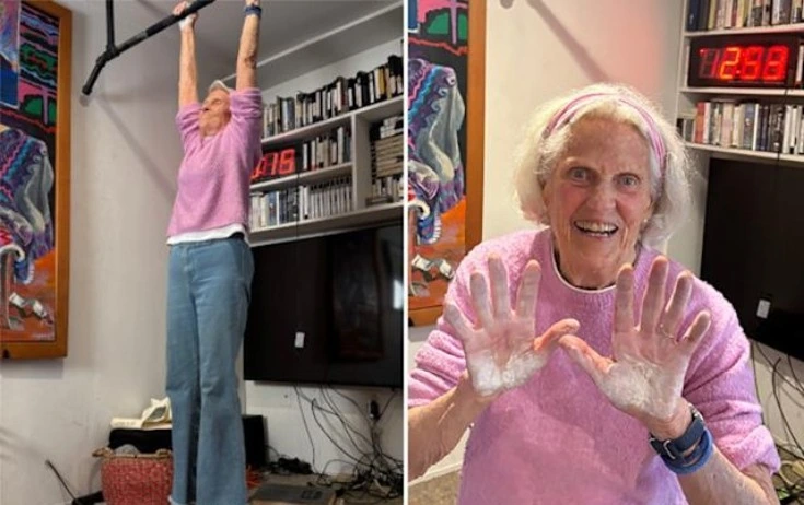 90 yaşlı qadın Ginnes rekordçusu oldu