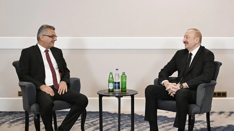 İlham Əliyev Antalyada Şimali Kipr Prezidenti ilə görüşü oldu