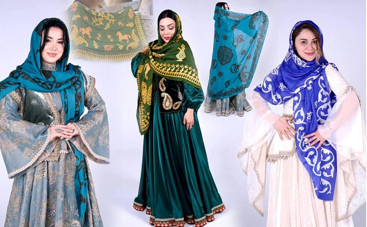 “Yeləni” kəlağayılarından Könül Vəlibəylinin xatirəsinə xüsusi layihə - FOTO