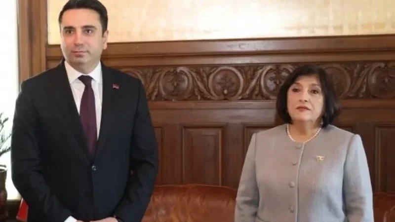 Sahibə Qafarova ilə Alen Simonyanın görüşü başladı