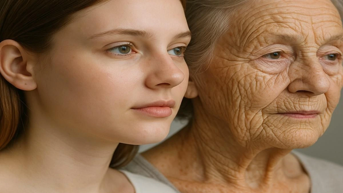 İnsan yaşlandıqda xarici görünüşündə ilk nə qocalır?