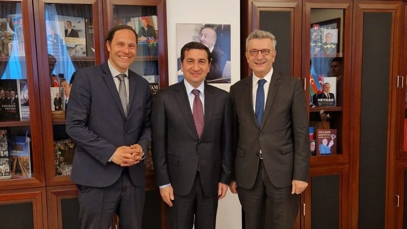 Hikmət Hacıyev Niklas Vaqnerlə görüşdü