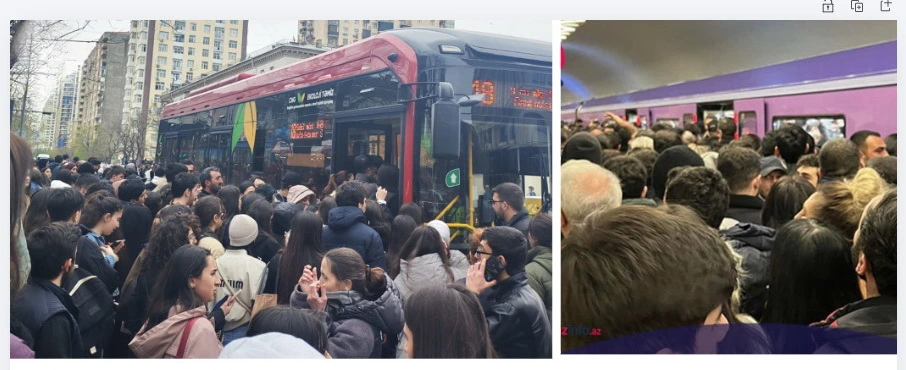 “Metro dayandı, şəhər iflic oldu” - Nəqliyyat sistemində ciddi boşluqlar üzə çıxdı