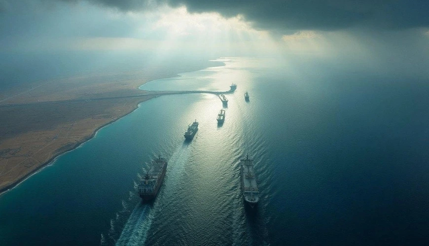 Hörmüzdə minlərlə gəmi keçid üçün növbə gözləyir