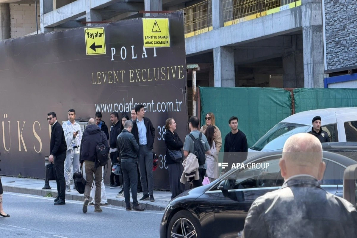 İstanbulda atışma baş verən İsrail Konsulluğunun yaxınlığındakı ofislər boşaldılır - FOTO