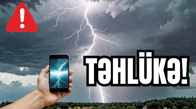 İldırım zamanı açıq ərazilərdə qalmaq son dərəcə təhlükəlidir - Mütəxəssis