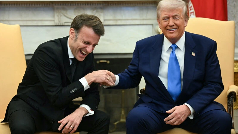 Trampın Makron barədə sözləri qalmaqala səbəb oldu