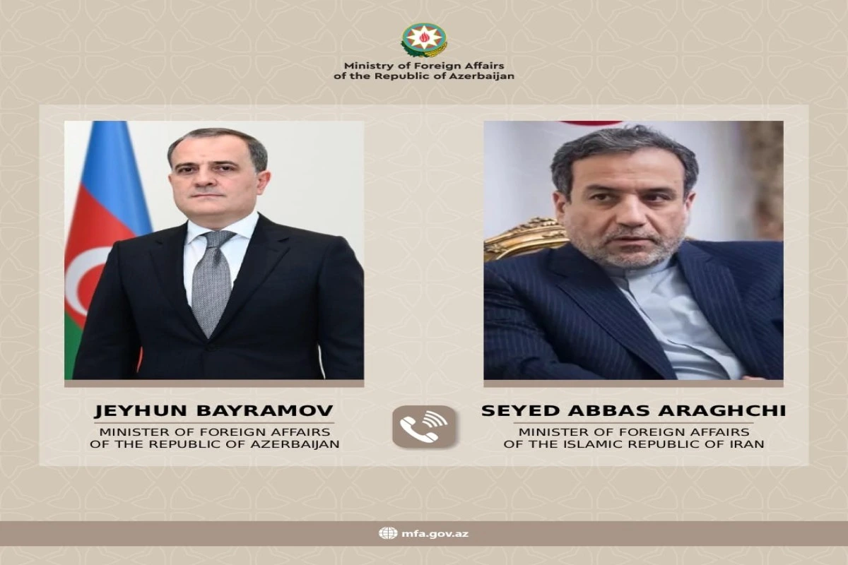 Ceyhun Bayramovla Abbas Əraqçi arasında telefon danışığı olub