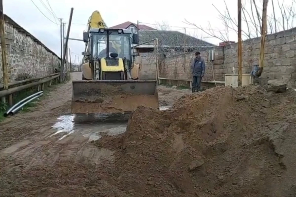 Maştağada xətt bərpa edilib, yağış suları nasosla kənarlaşdırılacaq