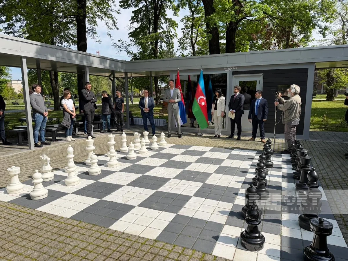 Belqradda Azərbaycanın şahmat pavilyonu açılıb
