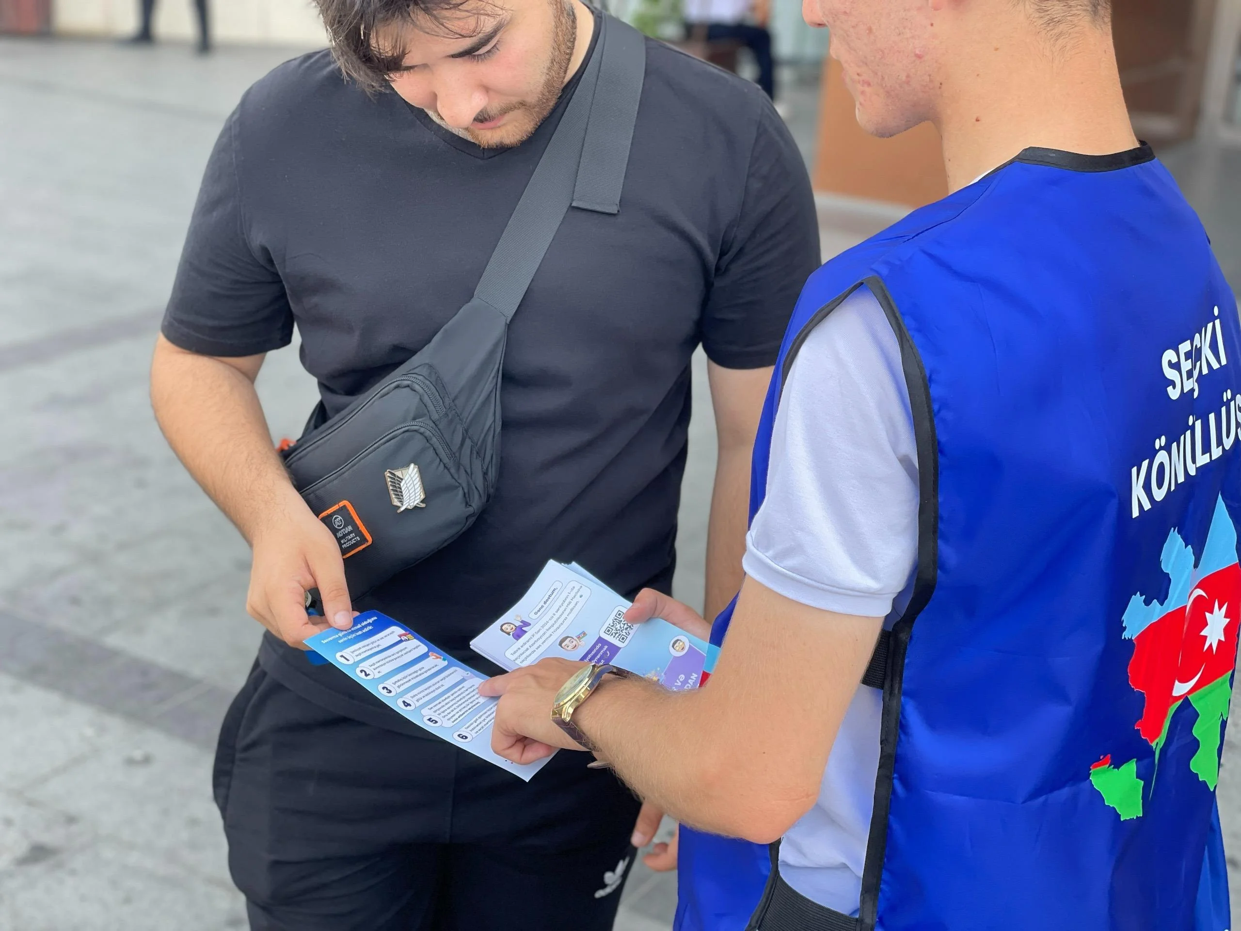 Seçki Könüllüləri maarifləndirmə kampaniyasına başlayıblar -FOTO