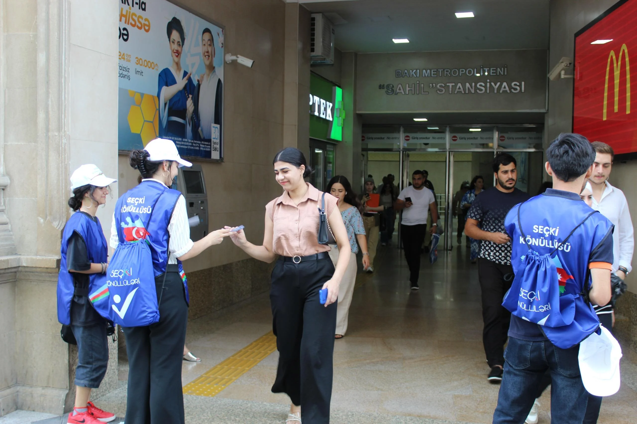 Seçki Könüllüləri maarifləndirmə kampaniyasına başlayıblar -FOTO