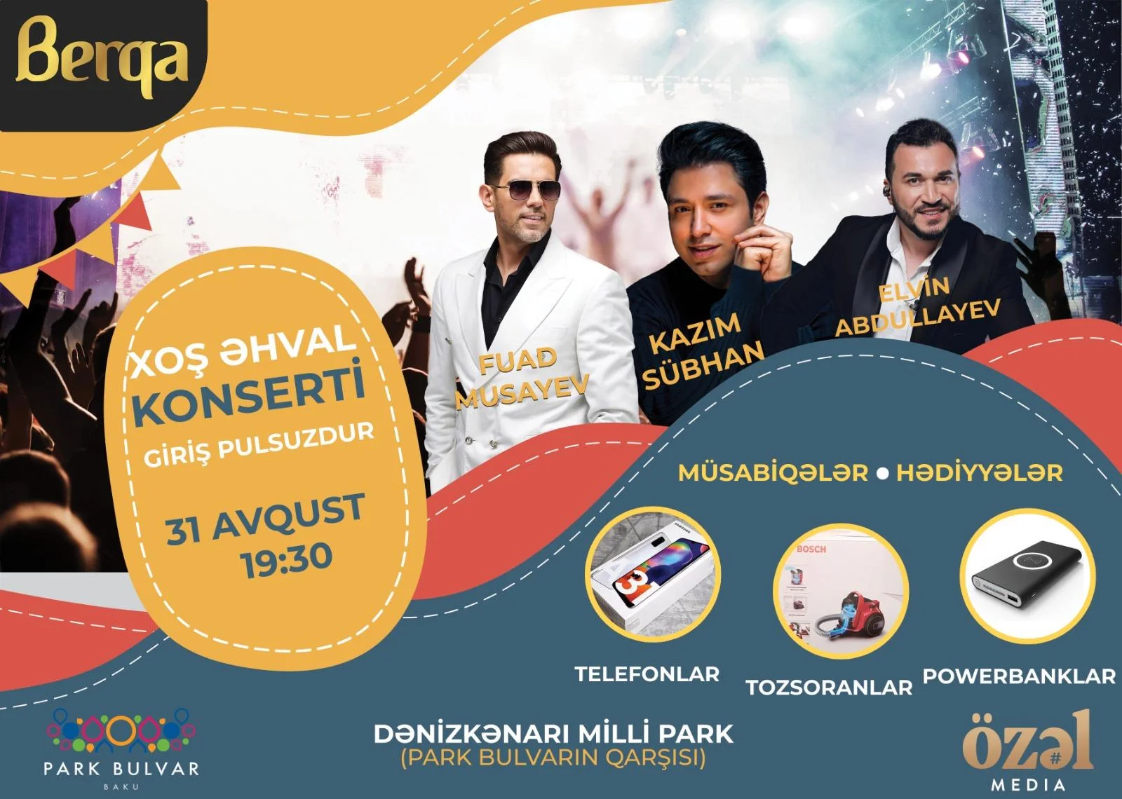 “Berqa”silsilə konsertlərini müxtəlif hədiyyələrlə başa vurur -FOTO