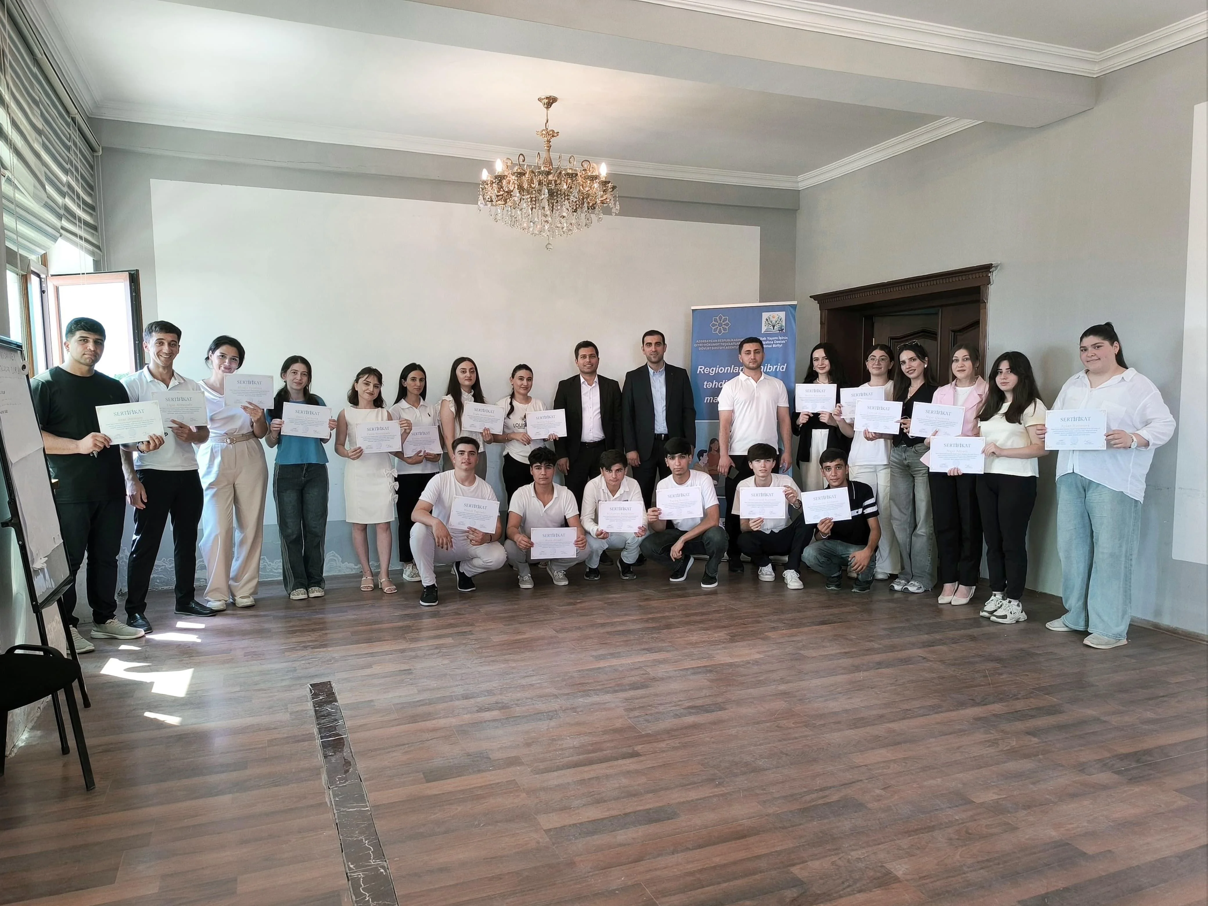  Füzuli və Beyləqan gəncləri üçün "Regionlarda hibrid təhdidlərə qarşı maarifləndirmə" təlimi təşkil olunub -FOTO 