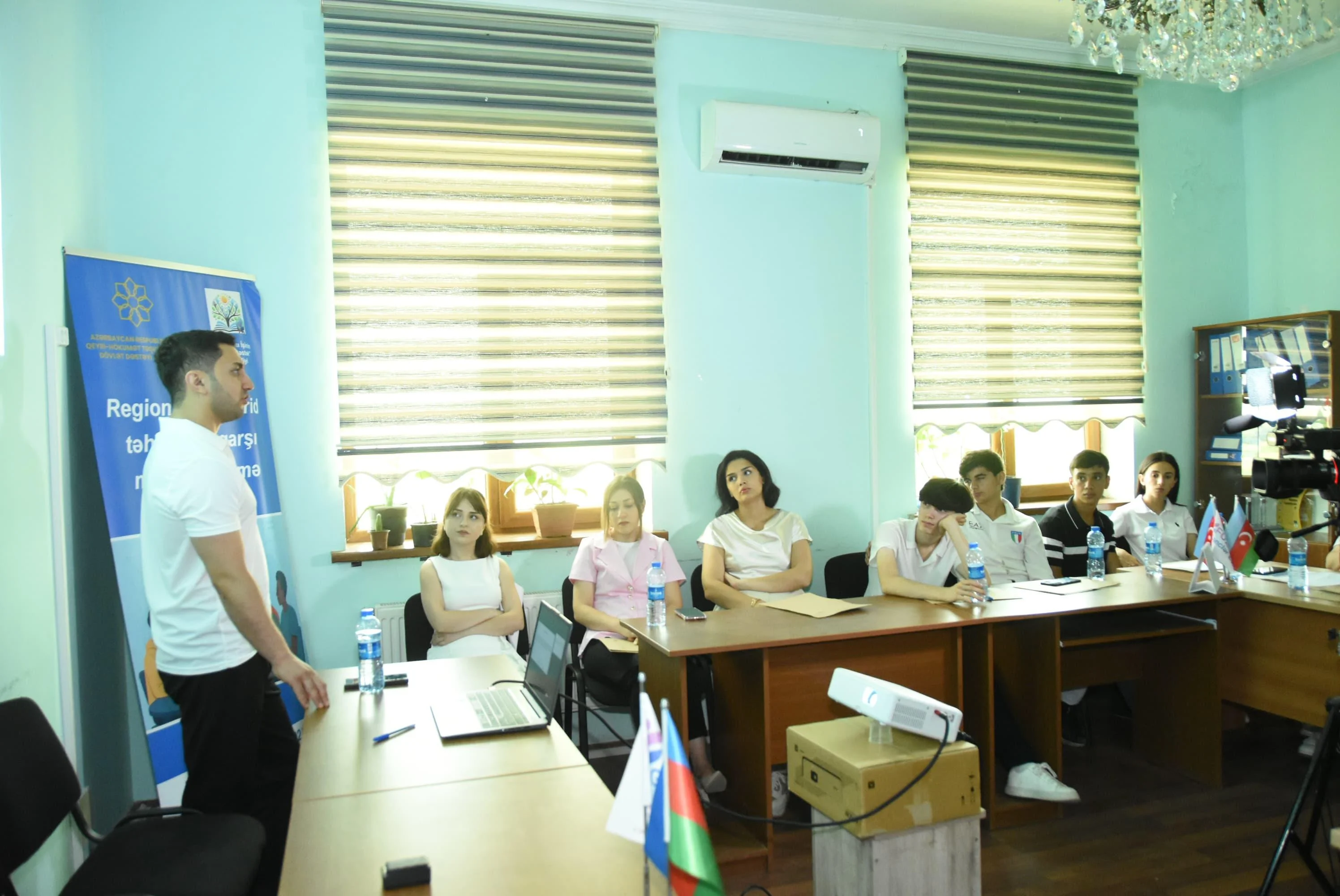  Füzuli və Beyləqan gəncləri üçün "Regionlarda hibrid təhdidlərə qarşı maarifləndirmə" təlimi təşkil olunub -FOTO 