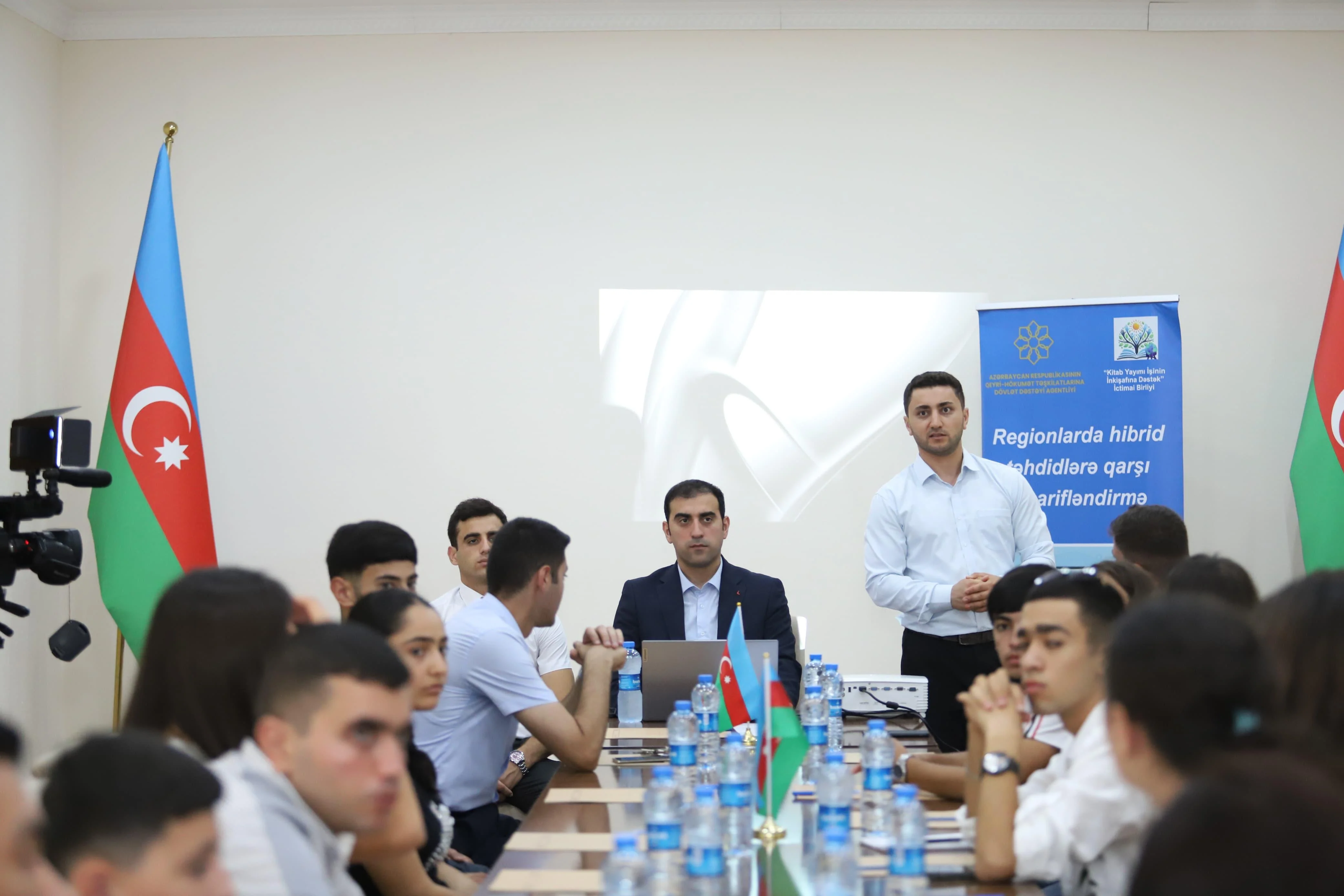  Füzuli və Beyləqan gəncləri üçün "Regionlarda hibrid təhdidlərə qarşı maarifləndirmə" təlimi təşkil olunub -FOTO 