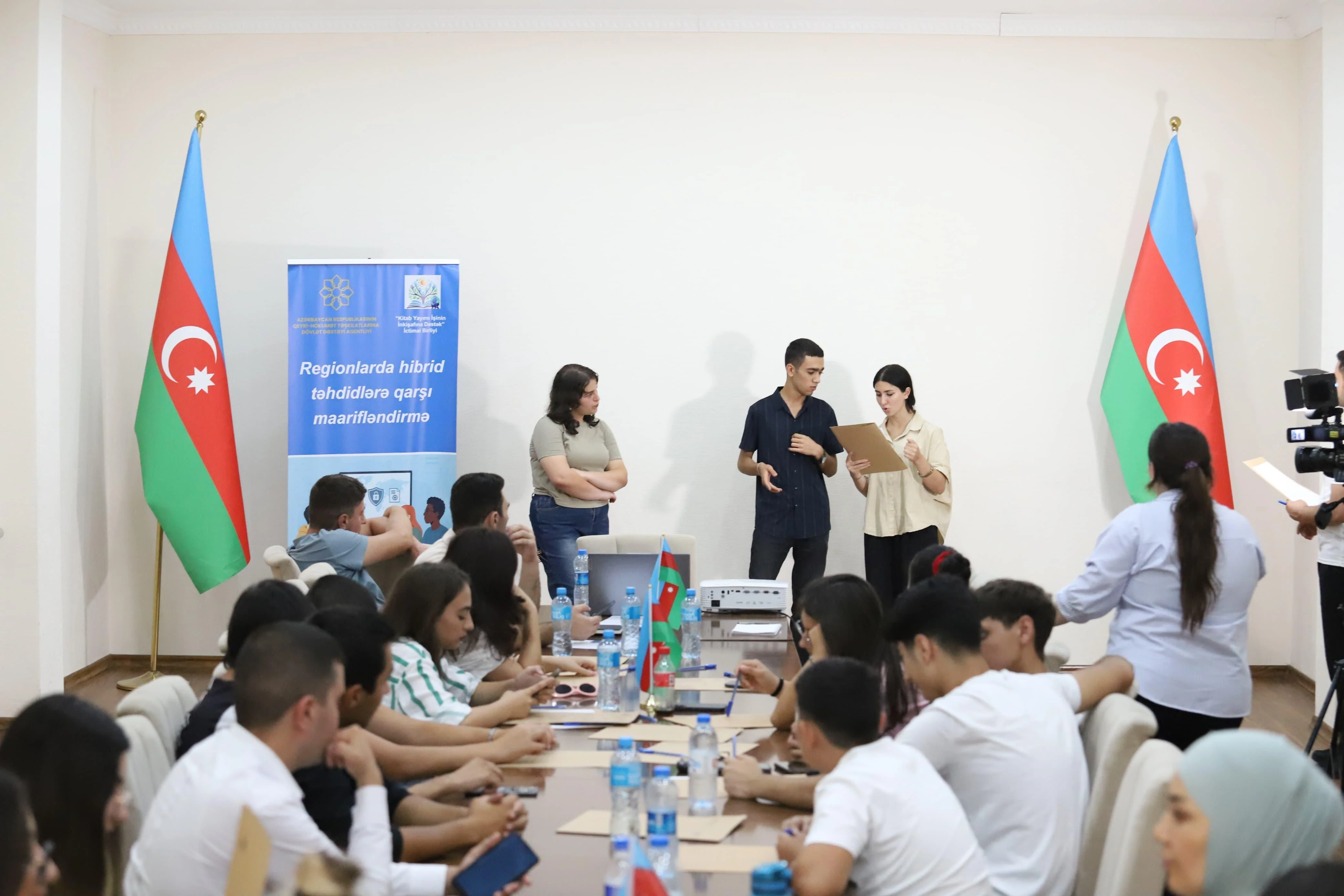  Füzuli və Beyləqan gəncləri üçün "Regionlarda hibrid təhdidlərə qarşı maarifləndirmə" təlimi təşkil olunub -FOTO 