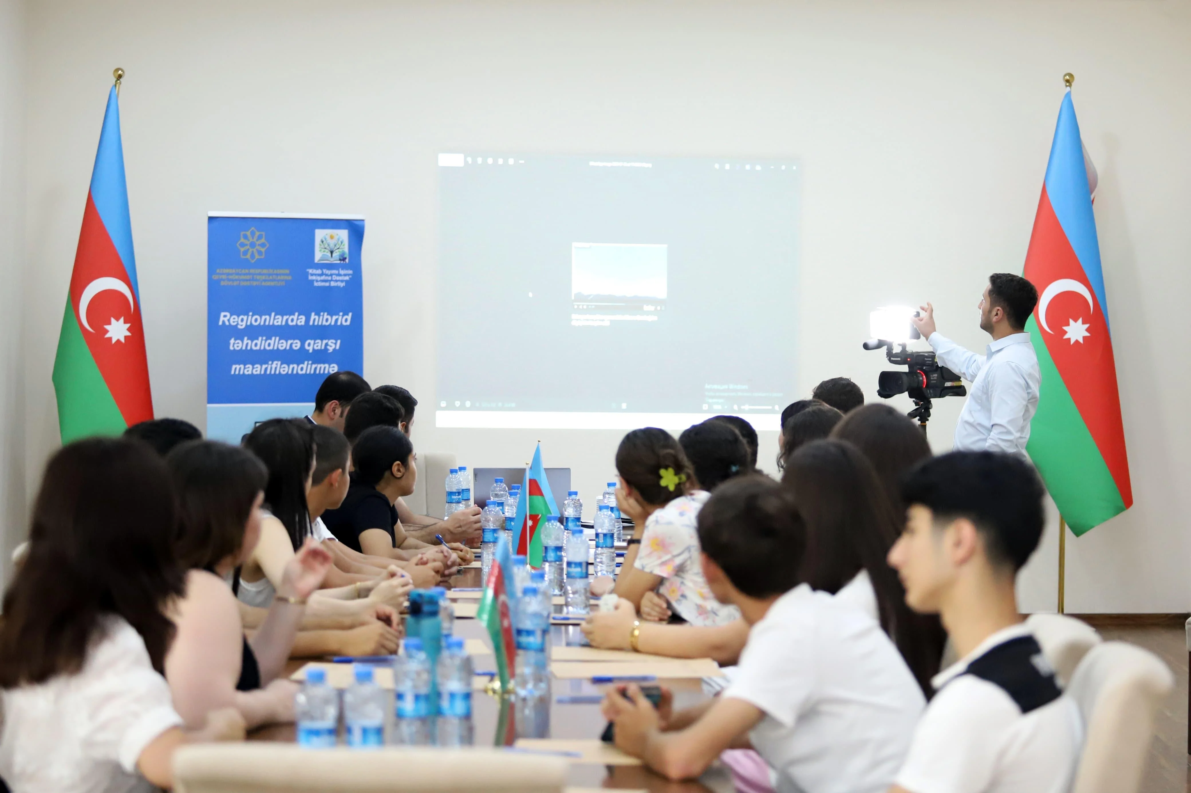  Füzuli və Beyləqan gəncləri üçün "Regionlarda hibrid təhdidlərə qarşı maarifləndirmə" təlimi təşkil olunub -FOTO 