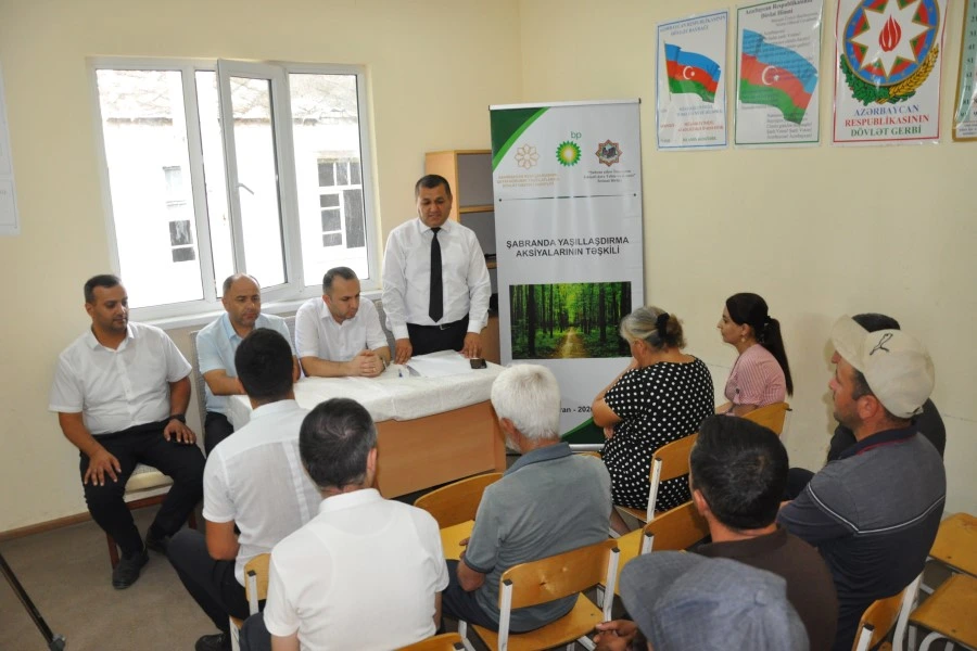 “Şabranda yaşıllaşdırma aksiyalarının təşkili” layihəsi çərçivəsində növbəti tədbir keçirilib
