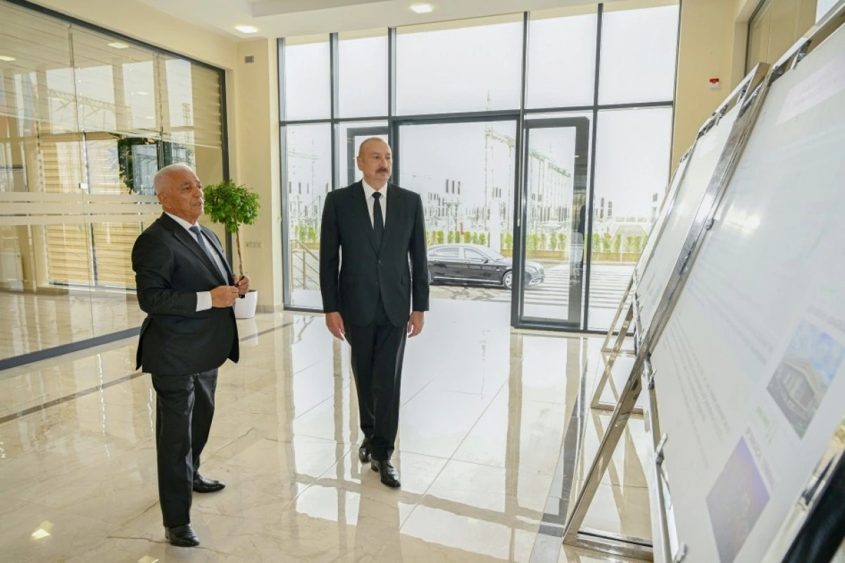 Prezident İlham Əliyev “Yeni Səngəçal” yarımstansiyasının açılışında iştirak edib