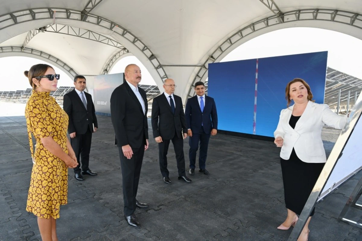 İlham Əliyev Naxçıvan Sənaye Parkının təməlini qoyub