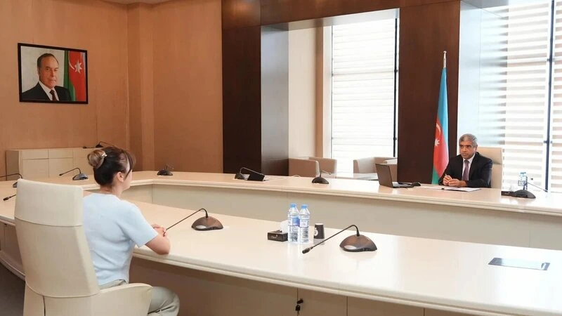 Anar Əliyev Qəbələdə vətəndaşları qəbul edib