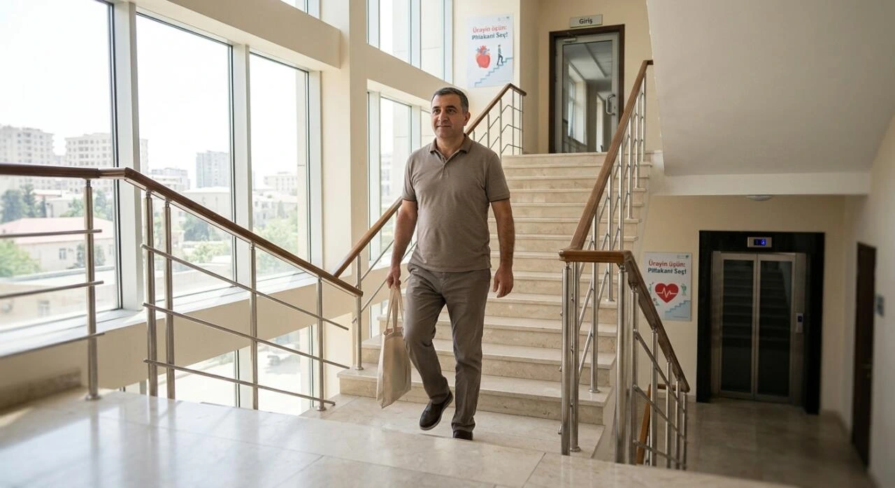 Pilləkənlə qalxmağın faydaları – Sağlamlıq üçün təsirli vərdiş