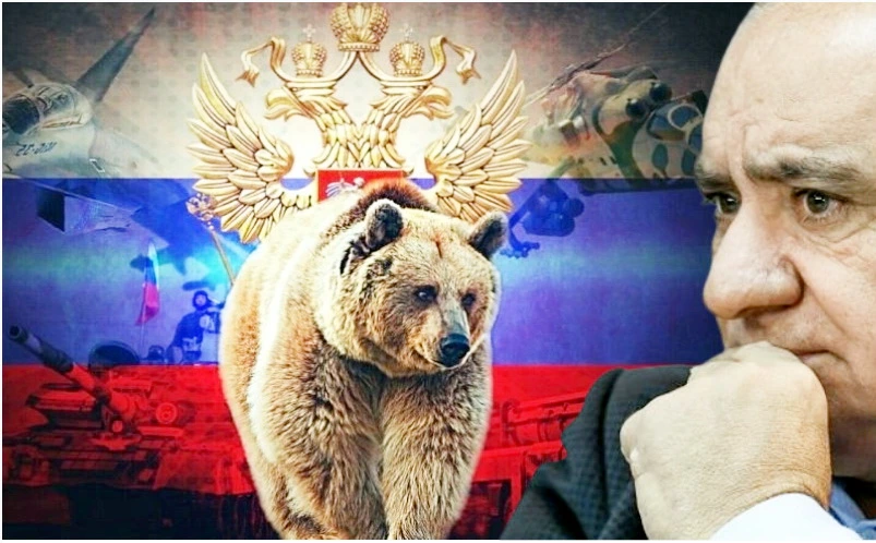 Moskva rus ayısının jestləri ilə davranır - Qulu Məhərrəmli