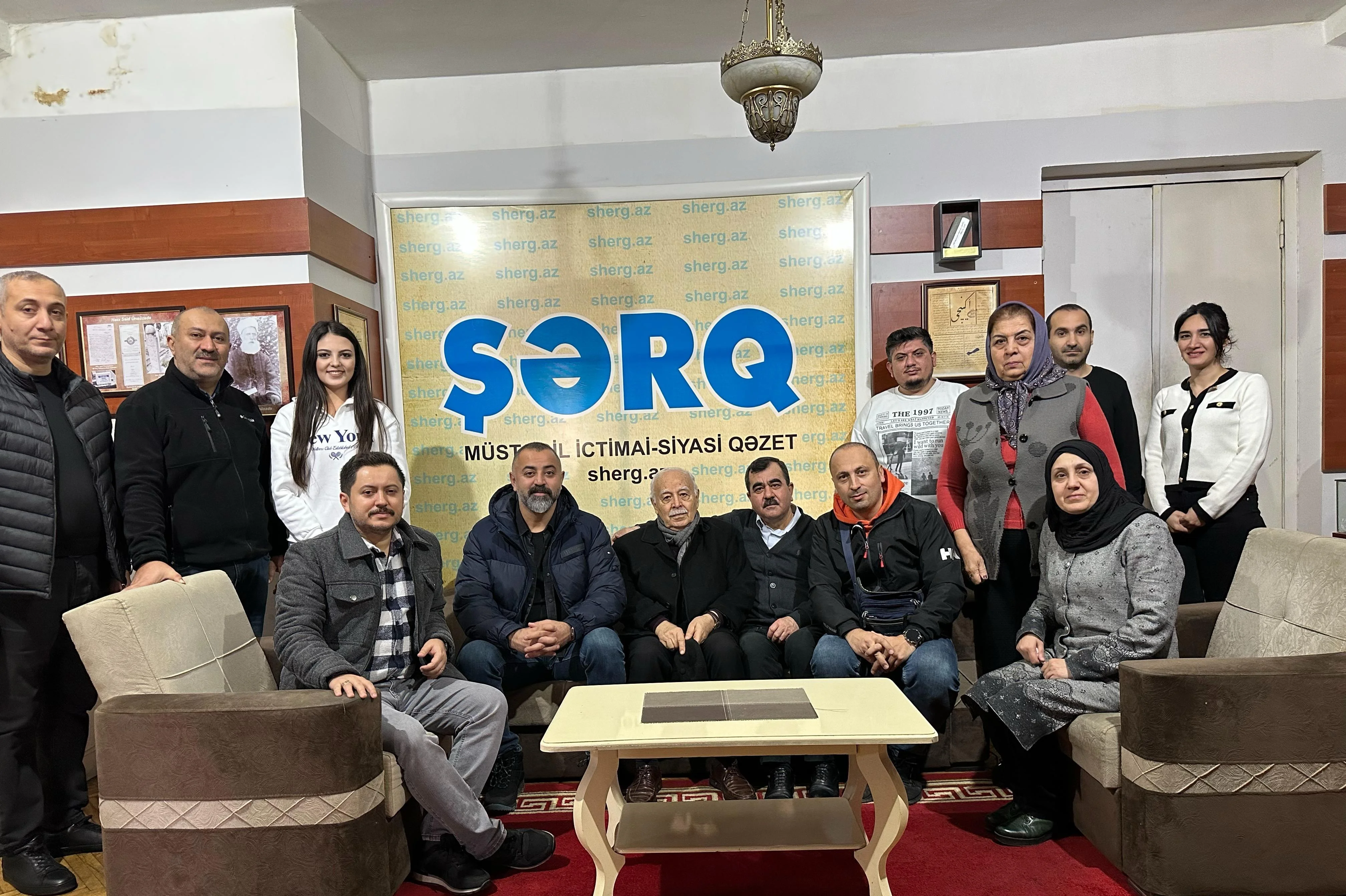 Türkiyənin tanınmış araşdırmaçı-alimləri "Şərq"i ziyarət ediblər - FOTO