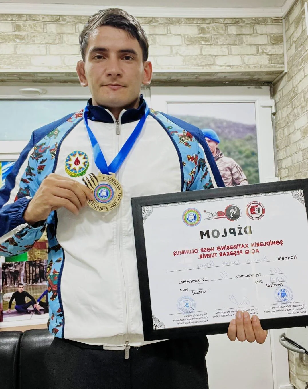 İdmançımız qələbəsini şəhidlərimizə həsr etdi -FOTO