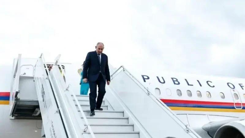 Nikol Paşinyan Almaniyada səfərdədir