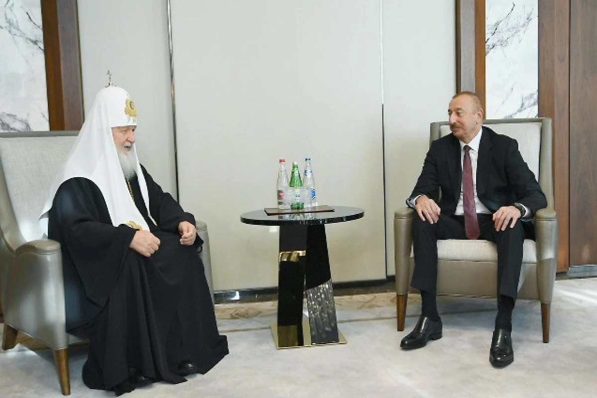 Patriarx Kirill Prezident İlham Əliyevi təbrik edib