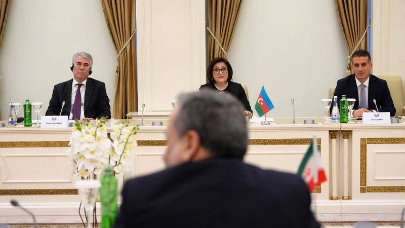 Sahibə Qafarova İranın xarici işlər naziri ilə görüşdü