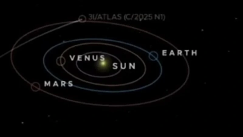 Kosmosdan gələn kometa "donmuş vulkan kimi" püskürür