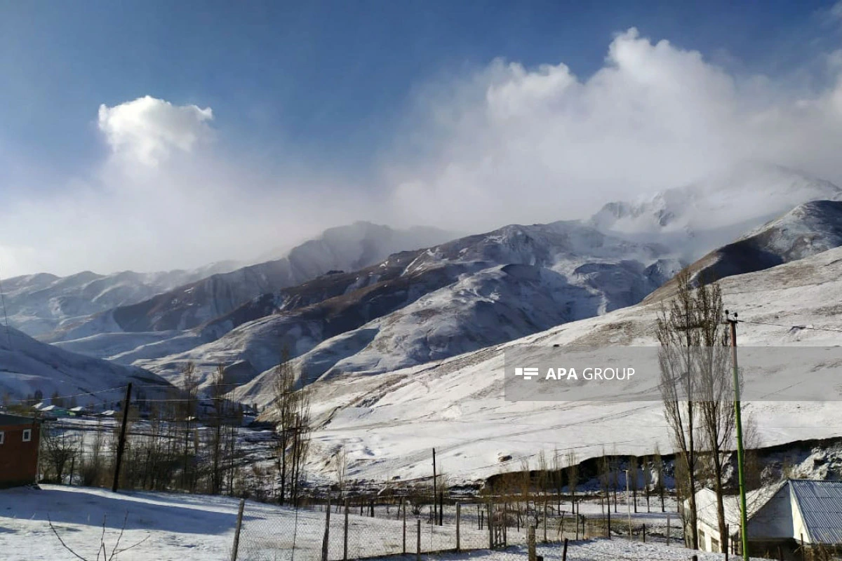 Rayonlara qar yağıb - Faktiki hava