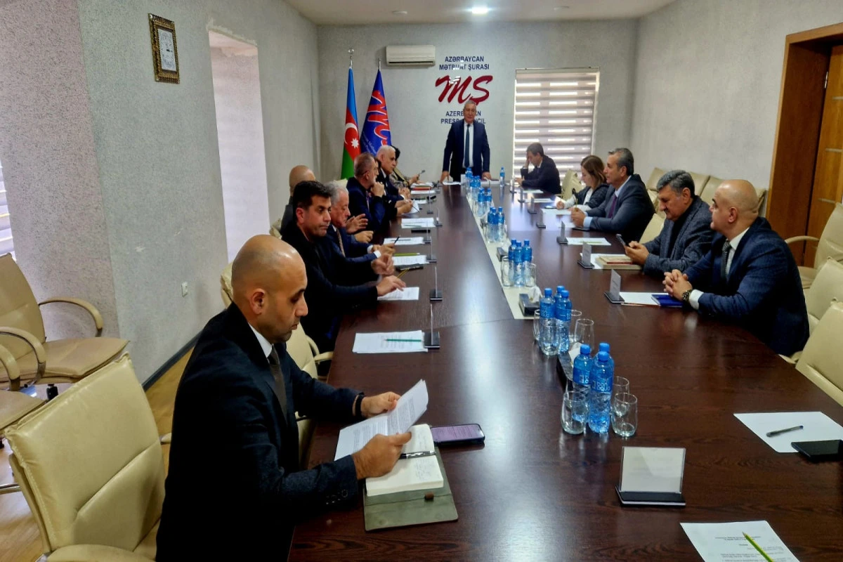 Mətbuat Şurasının İdarə Heyətinin 2025-ci ildə son iclası keçirilib