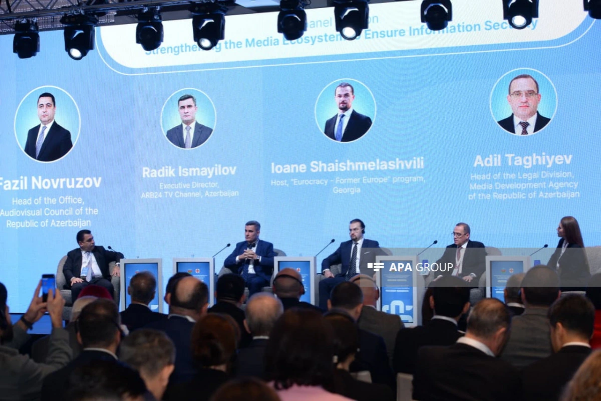 Azərbaycan–Gürcüstan Media Forumunda panel sessiya keçirilib