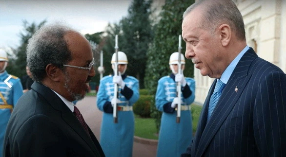 Ərdoğan Somali Prezidenti ilə görüşüb