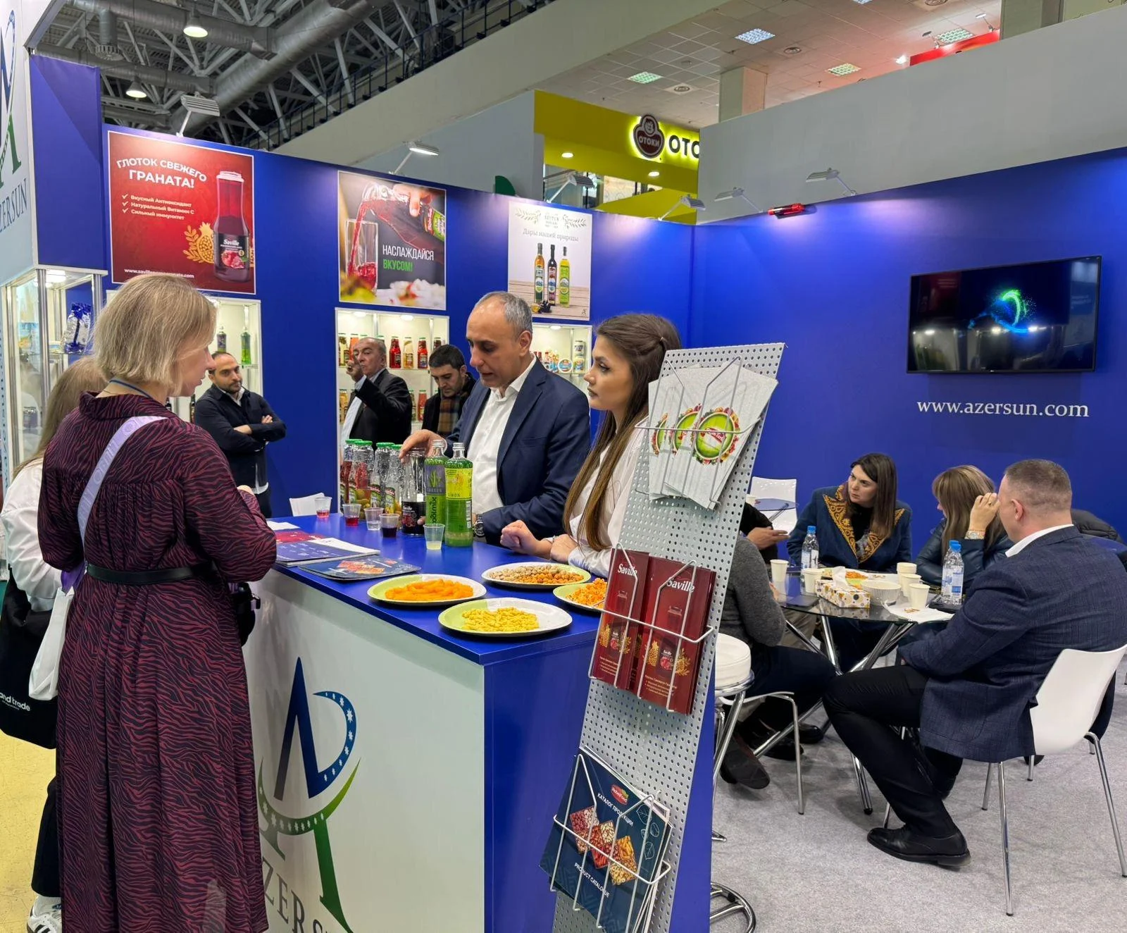 “Azərsun Holdinq” Moskvada keçirilən Beynəlxalq Qida sərgisində iştirak edir -FOTO