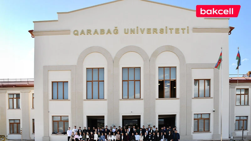 Bakcell və Gənclər Fondu Qarabağ Universitetində tələbələrlə görüş keçirdi
