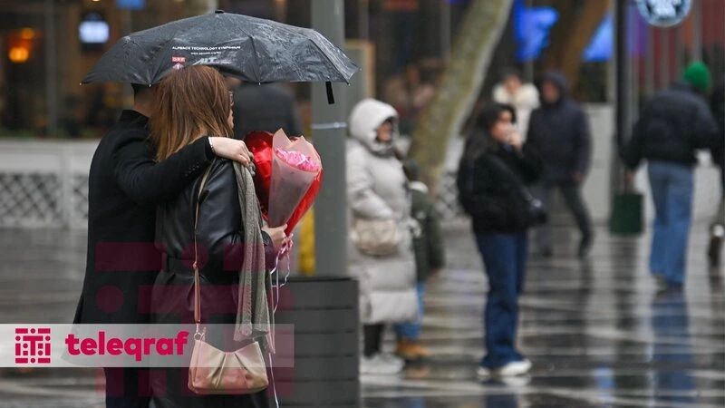 Sabah temperatur enəcək, çiskinli yağış yağacaq