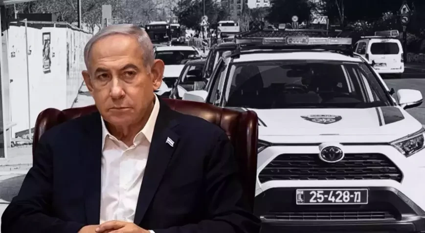 Netanyahunun ofisinin önündə şübhəli paket: Bomba mütəxəssisləri çağırıldı