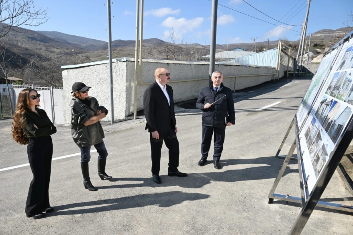 İlham Əliyev Xocalının Xanabad kəndində görülmüş işlərlə tanış olub - YENİLƏNİB