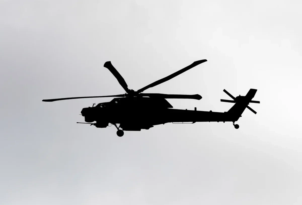 Rusiyada helikopter sərt eniş edib