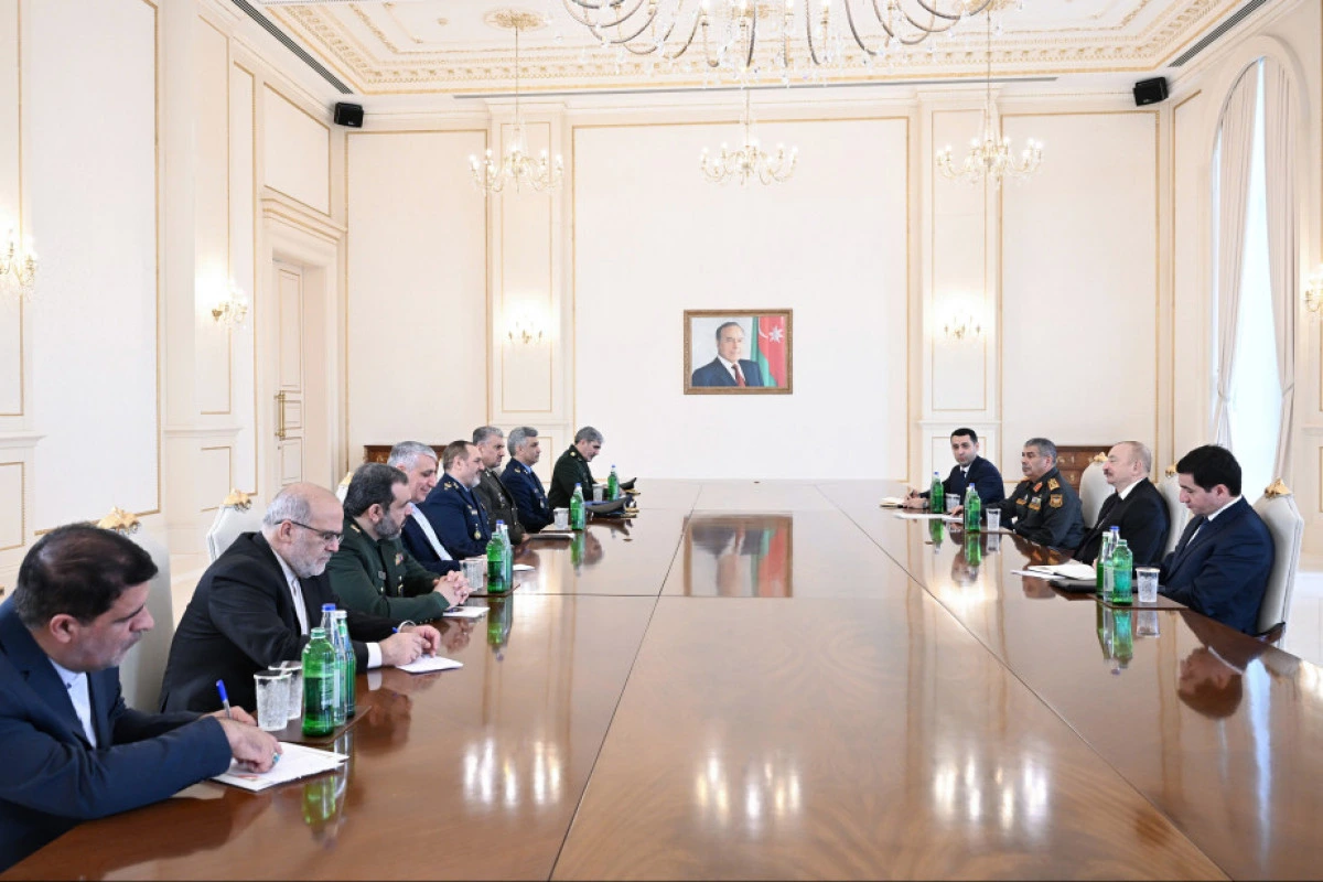Prezident İlham Əliyev İranın müdafiə nazirini qəbul edib