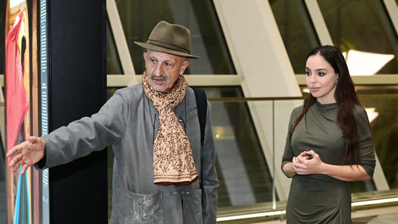Leyla Əliyeva “Yüksələn işıq” sərgisini ziyarət etdi - FOTO