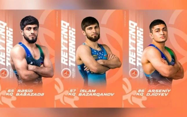 Azərbaycan güləşçilərindən 3 medal