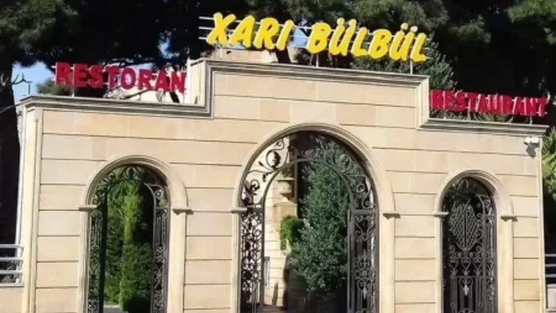 “Xarı Bülbül” kafesinin qarşısında dava: Bir nəfər həbs edildi