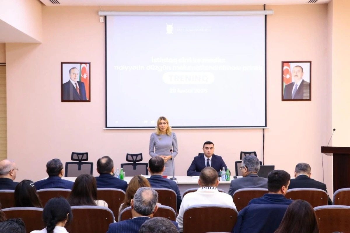 Baş Prokurorluqda media nümayəndələri üçün treninq keçirilib